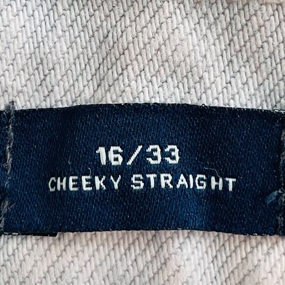 Gap Cheeky Straight High Rise Tie Dye Jeans NWT Size 16/33 - Picture 7 of 13